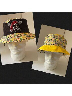 Pittsburgh Pirates Reversible Bucket Hat Advertisement Swag Levin Furniture